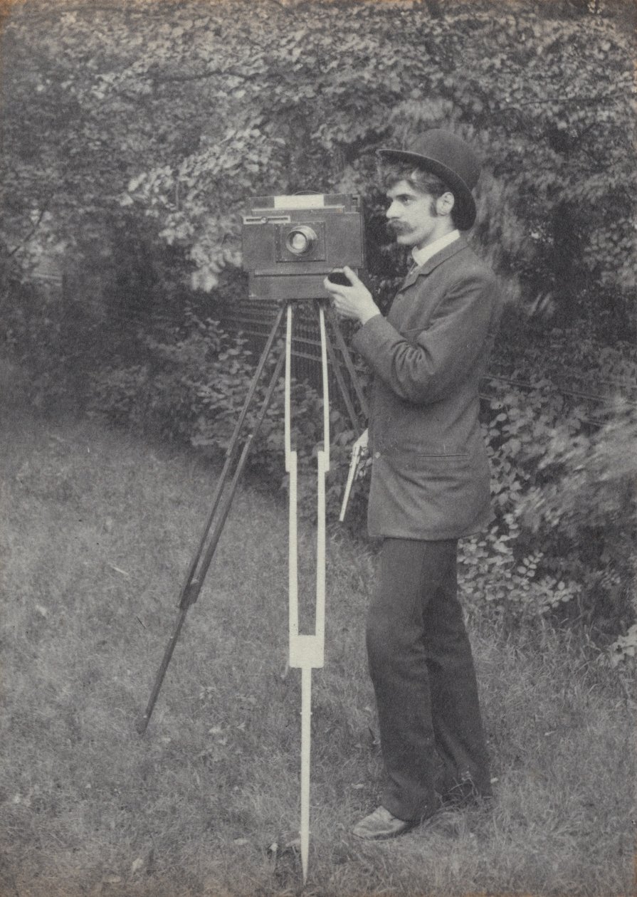 Selbstporträt, Freienwalde a. O. von Alfred Stieglitz