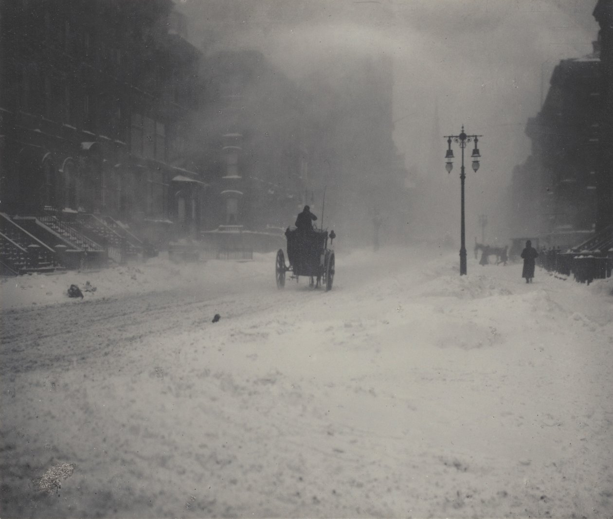Der Blizzard, New York von Alfred Stieglitz