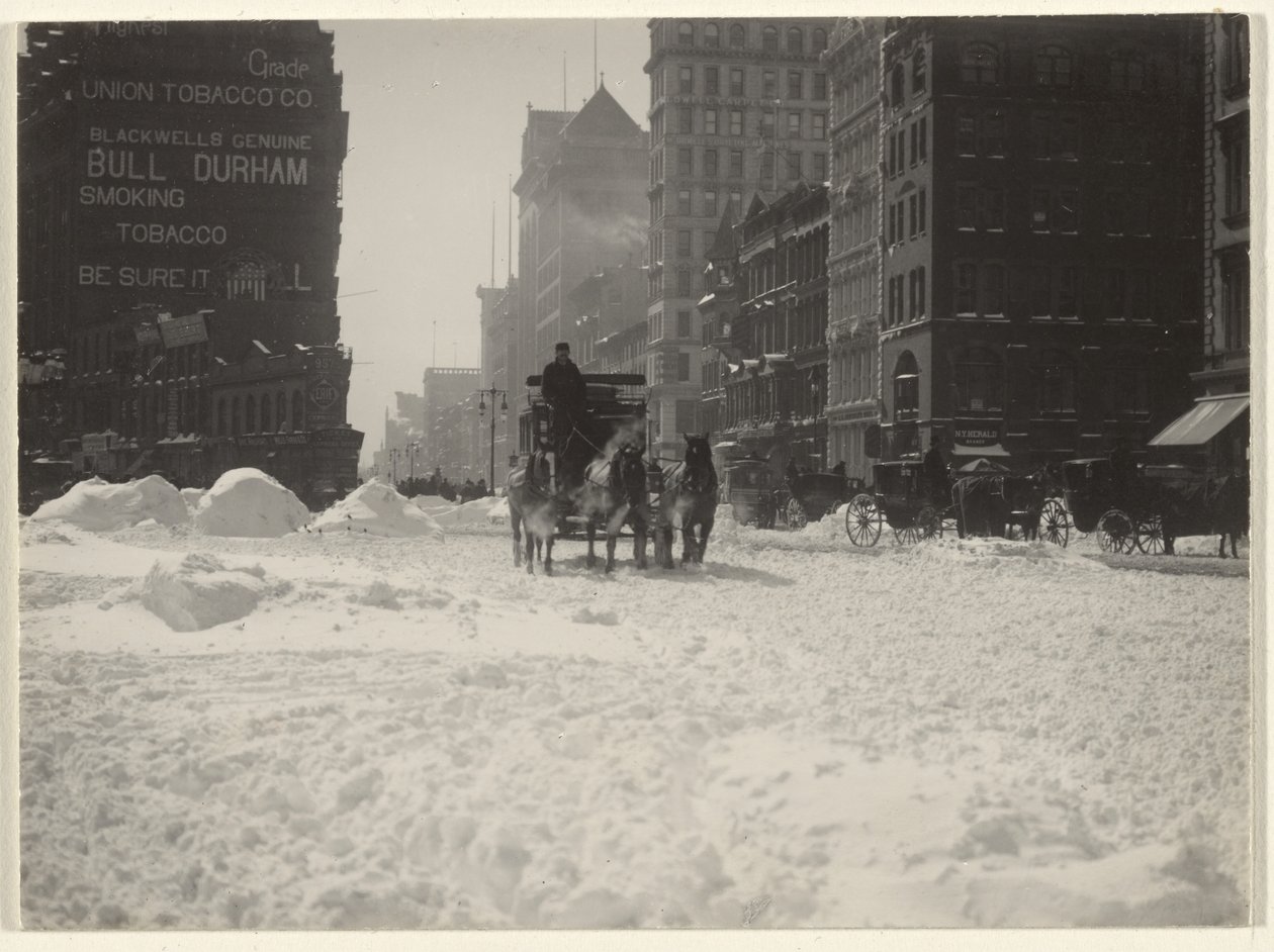 Winter, New York von Alfred Stieglitz