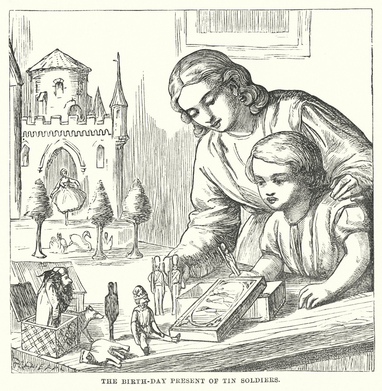 Hans Christian Andersen: Der standhafte Zinnsoldat von Alfred Walter (after) Bayes