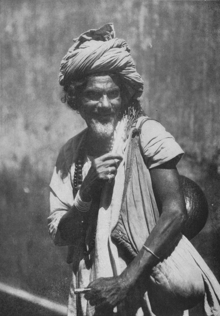 Ein mohammedanischer Fakir oder Zauberer, ca. 1890, 1910 von Alfred William Amandus Plate
