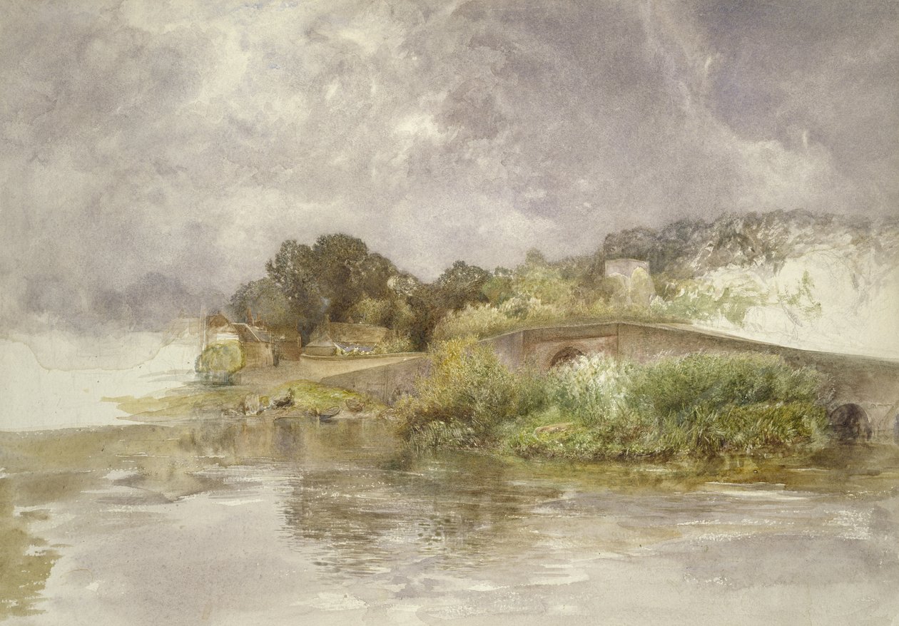 Sonning-Brücke, ca. 1882 von Alfred William Hunt