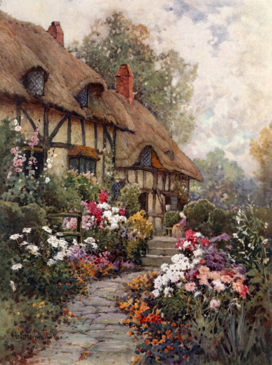 Anne Hathaways Cottage von Alfred de Breanski