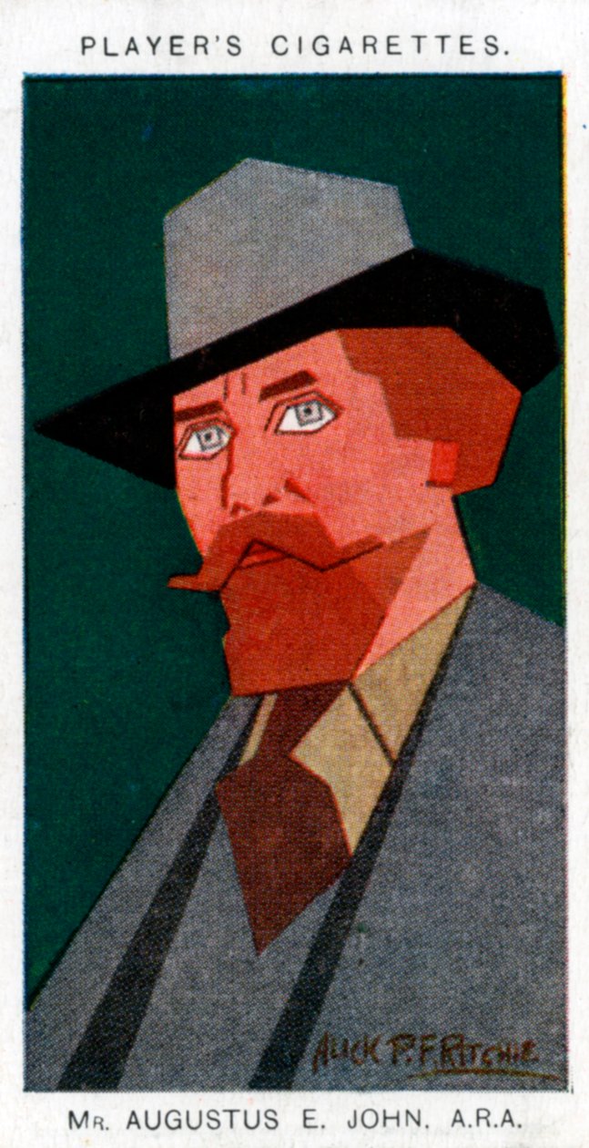 Augustus John, britischer Maler, 1926 von Alick P. F. Ritchie
