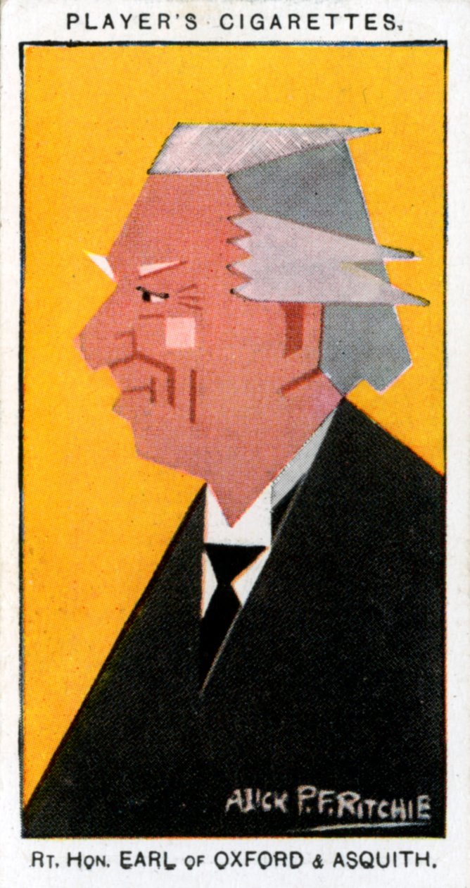 Herbert Henry Asquith, 1. Earl of Oxford and Asquith, britischer Premierminister, 1926 von Alick P. F. Ritchie