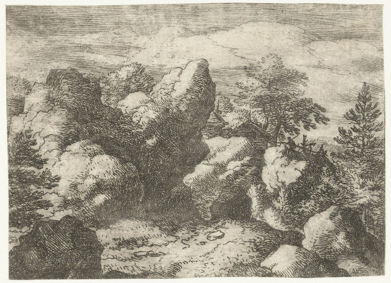 Felsenlandschaft von Allaert van Everdingen