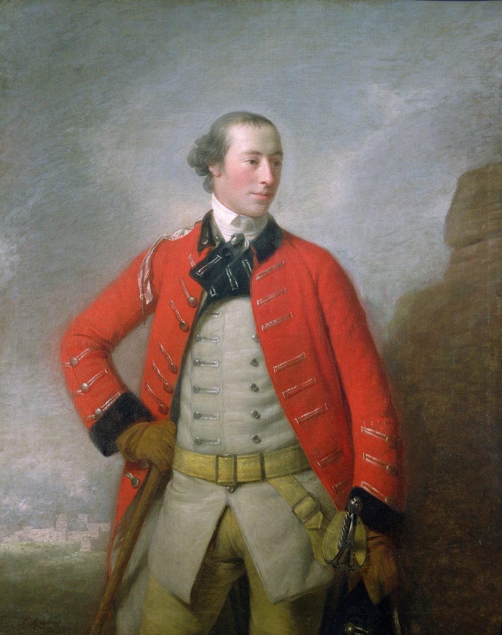 Porträt von Kapitän Sir William-Peer Williams, ca. 1759 von Allan Ramsay