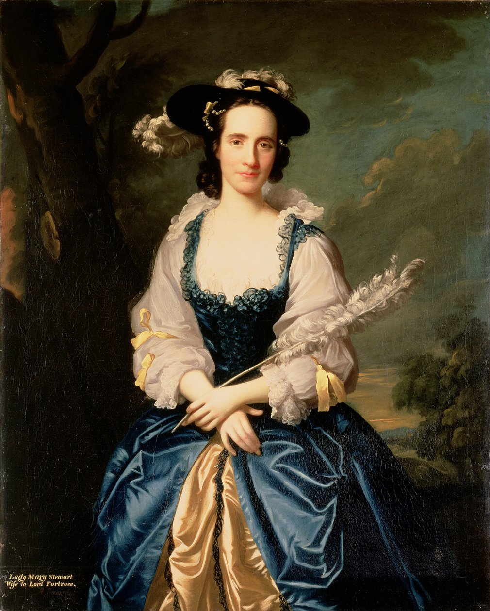 Porträt von Lady Mary Stewart, Ehefrau von Kenneth Mackenzie, Lord Fortrose, 1749 von Allan Ramsay