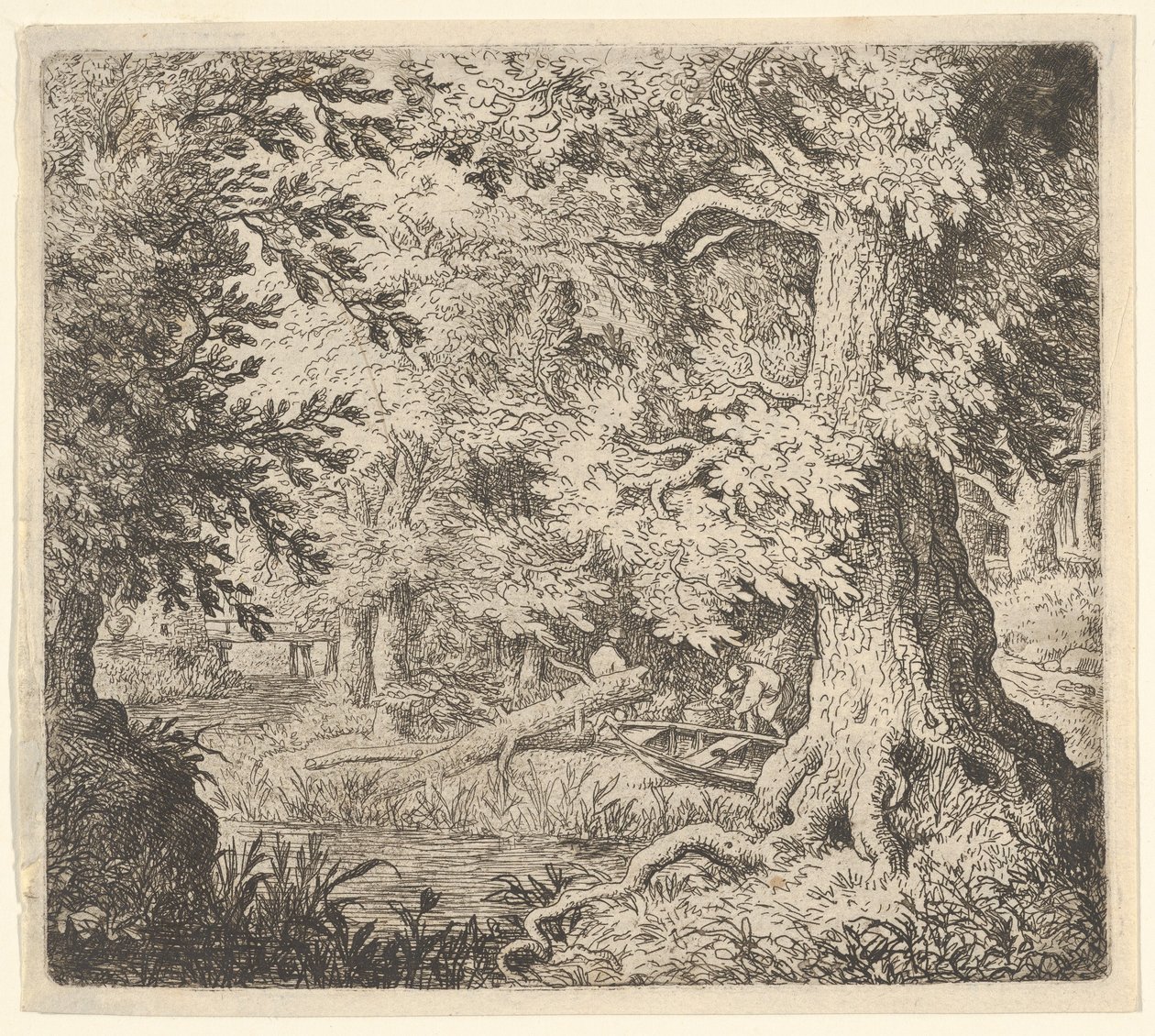 Der Bach im Wald von Allart van Everdingen