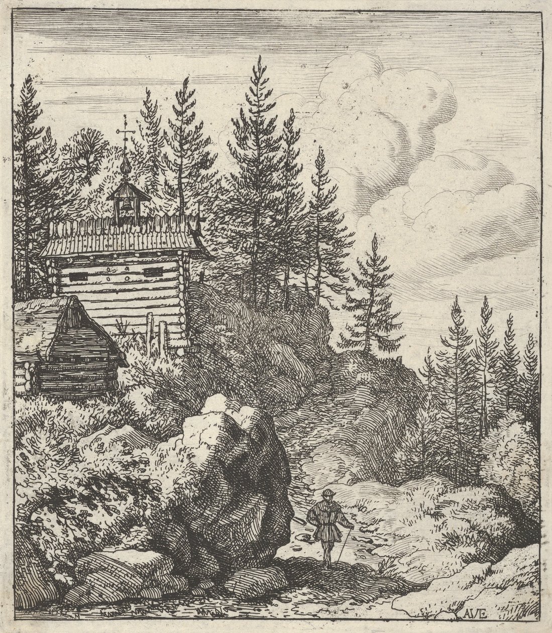 Die Kapelle, 17. Jahrhundert von Allart van Everdingen
