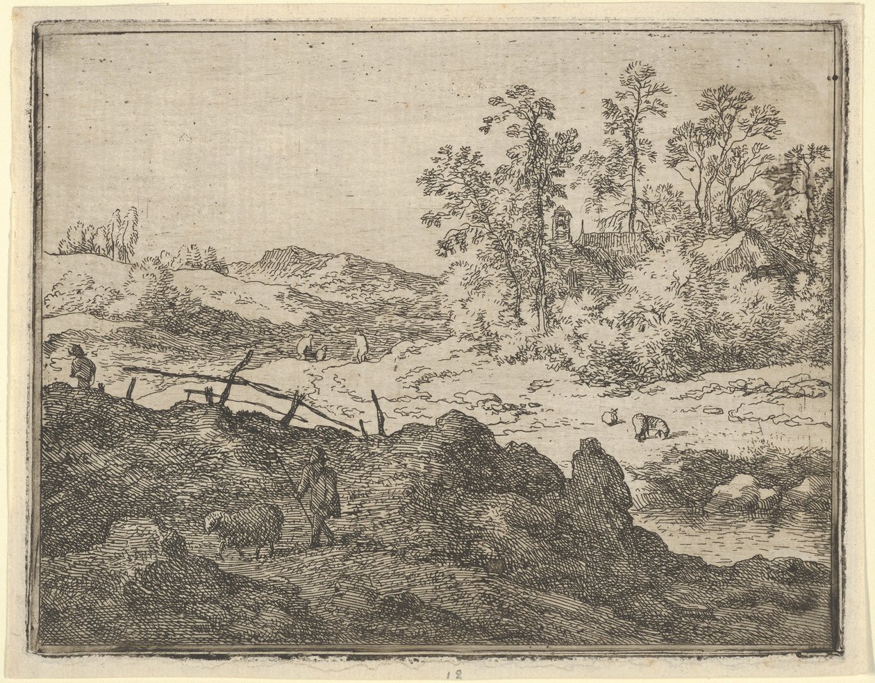 Der Hirte und das Lamm, 17. Jahrhundert von Allart van Everdingen
