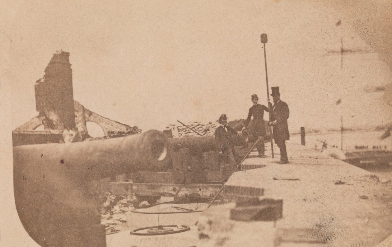 Die Evakuierung von Fort Sumter, April 1861 von Alma A. Pelot.