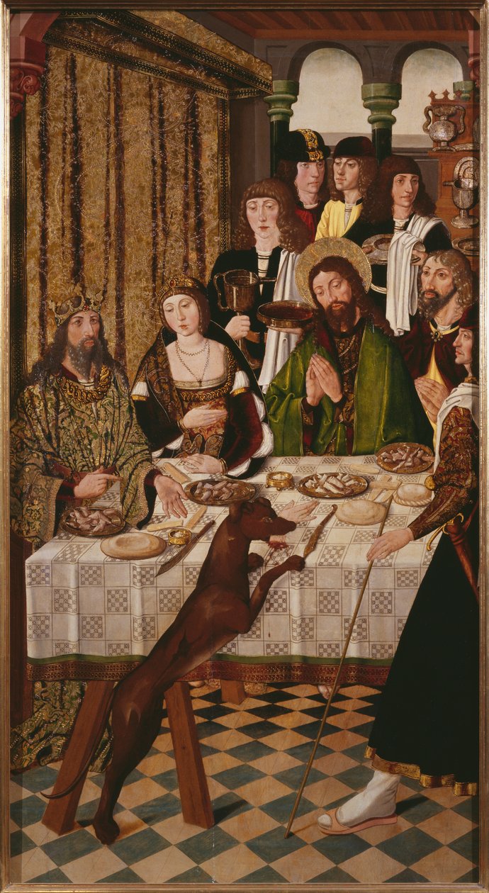 Leben des heiligen Thomas in Indien, das Hochzeitsfest des Königssohns von Andropolis von Alonso de Sedano