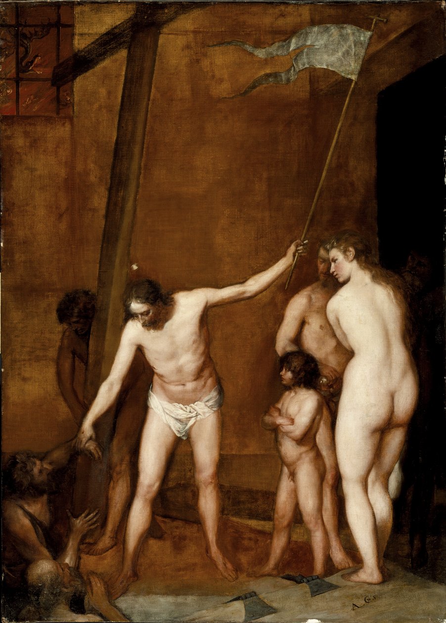 Christus in der Vorhölle von Alonso Cano