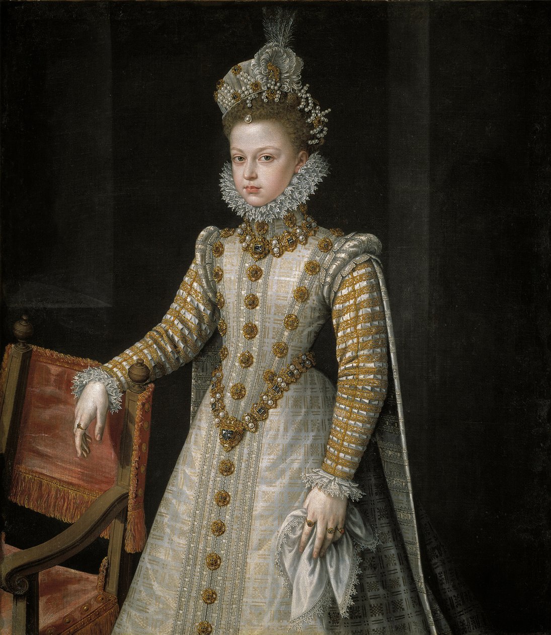Isabella Clara Eugenia von Österreich - Die Infantin Isabel Clara Eugenia (1566-1633) von Alonso Sánchez Coello