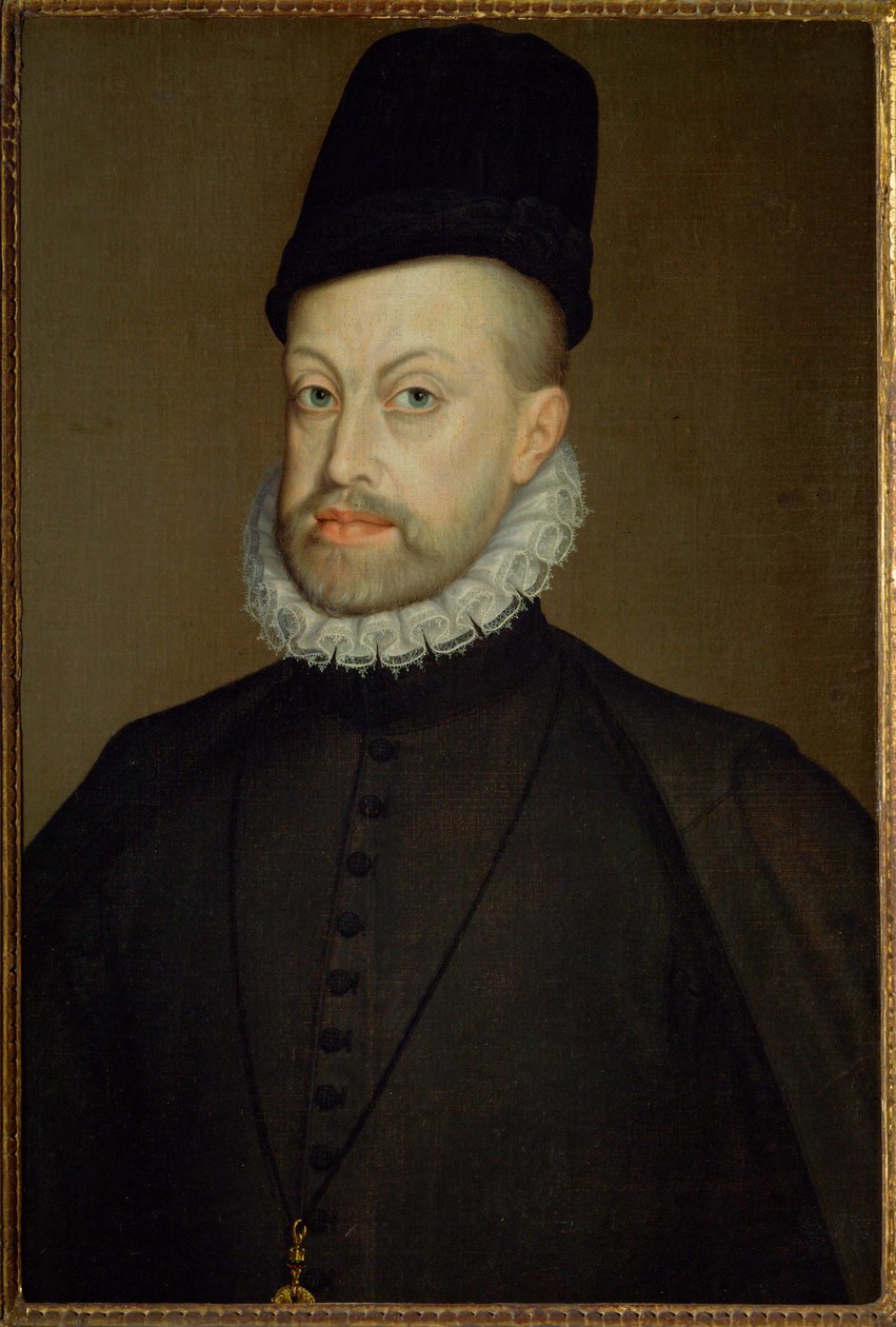 König Philipp II. von Spanien, Sohn von Kaiser Karl V. und Isabella von Portugal von Alonso Sanchez Coello