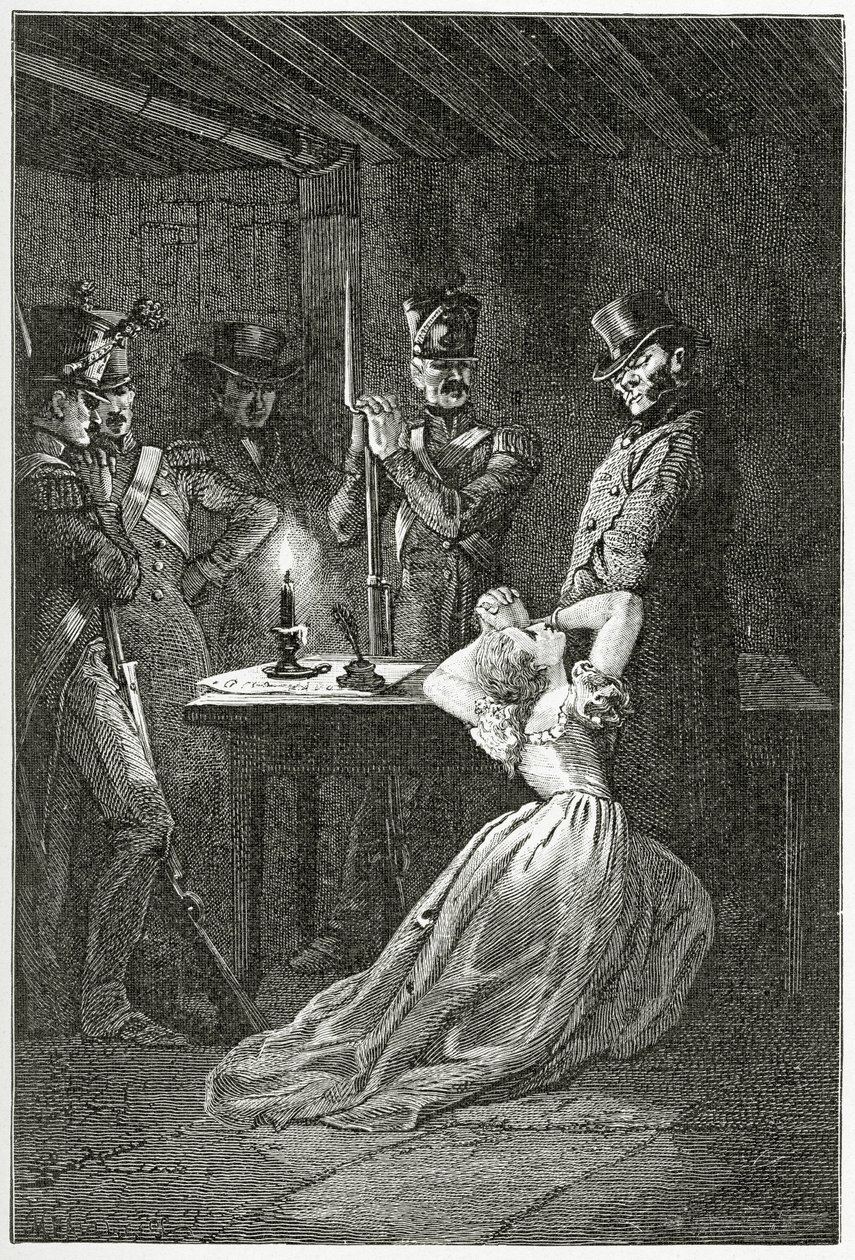 Illustration aus Les Misérables, 19. Jahrhundert von Alphonse Marie de Neuville