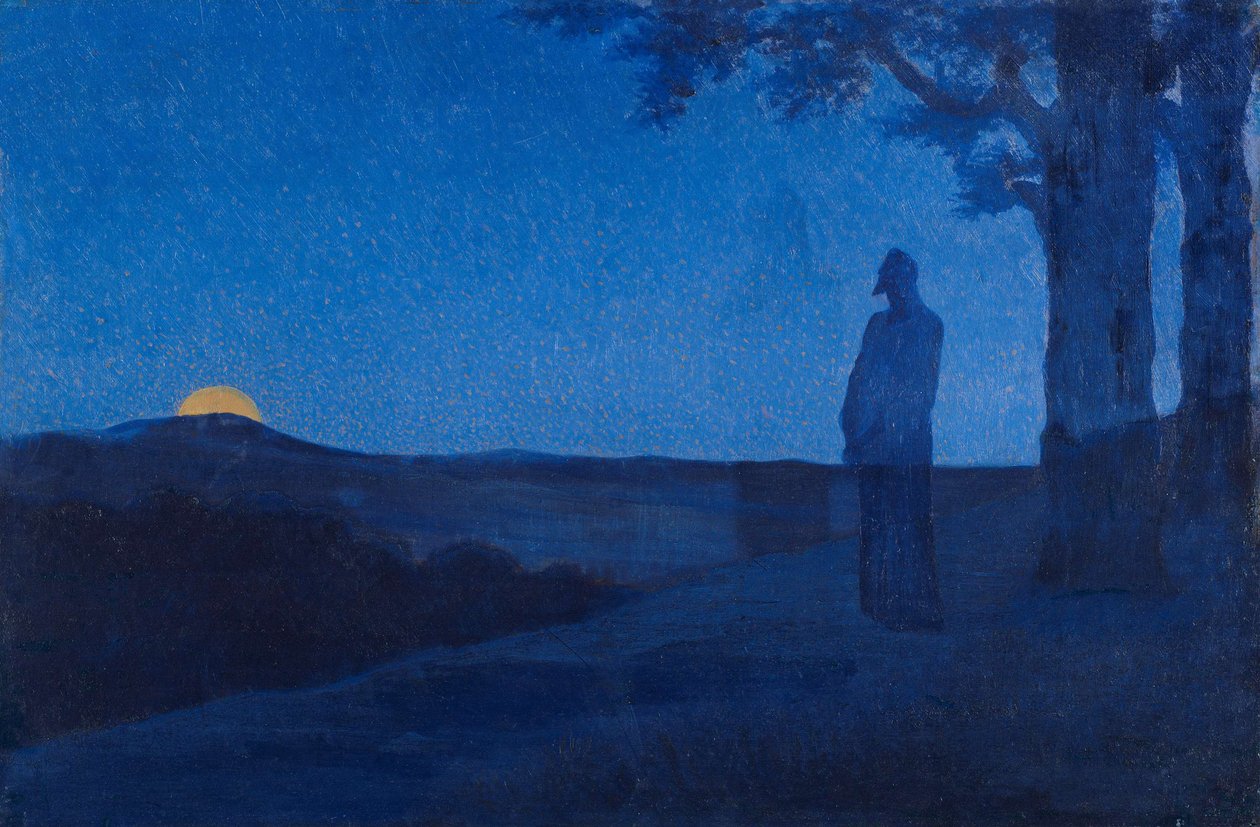 Die Einsamkeit Christi, 1897 von Alphonse Osbert