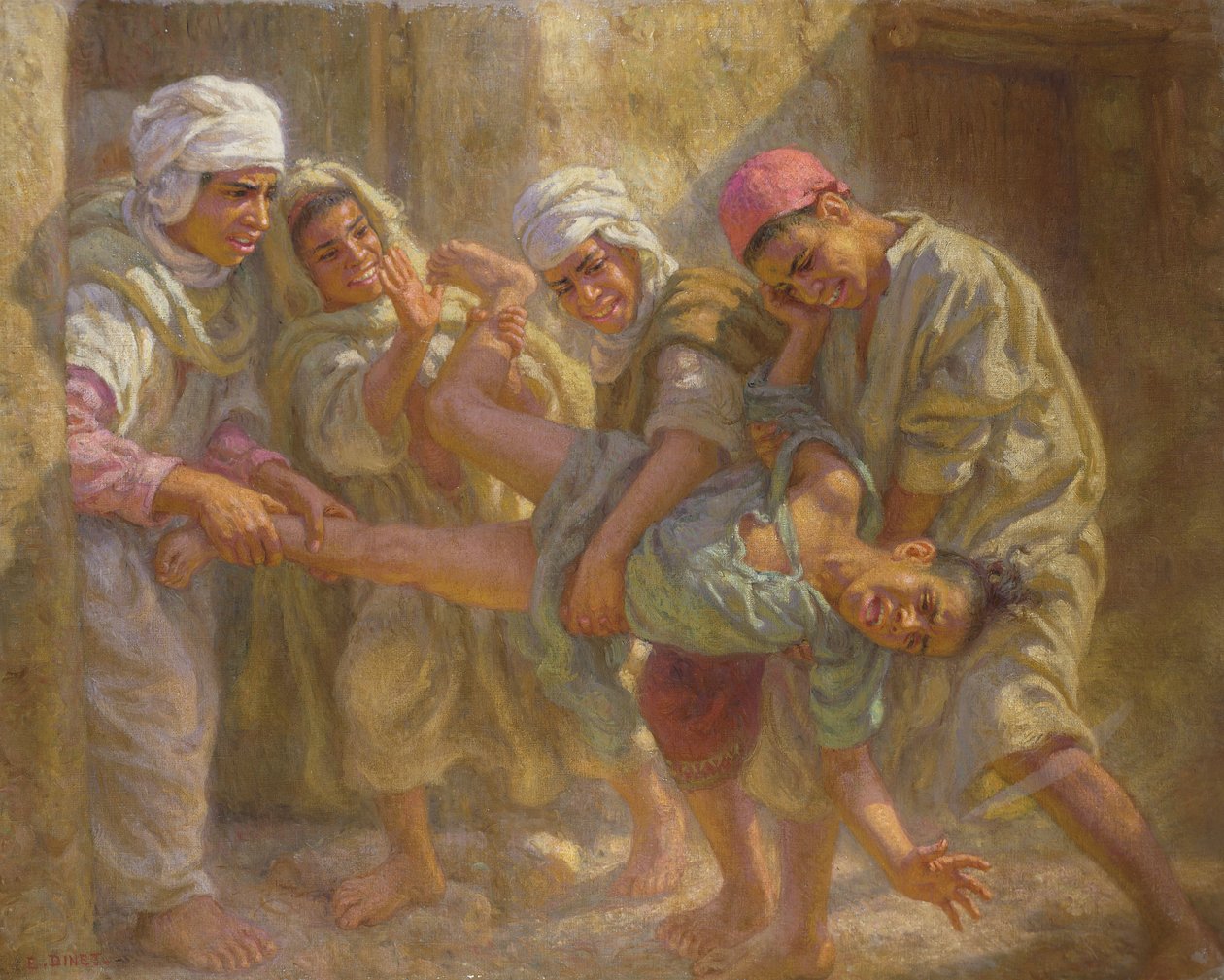 Verlassen der Koranschule von Alphonse Etienne Dinet