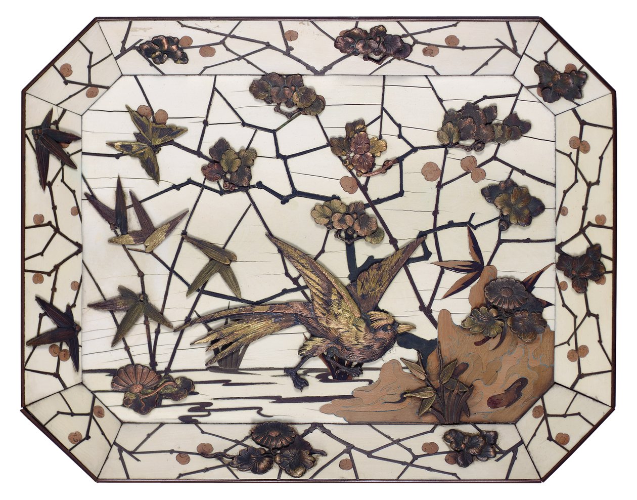 Lade, Intarsienarbeit von Ferdinand Duvinage, ca. 1880 von Alphonse Gustave Giroux