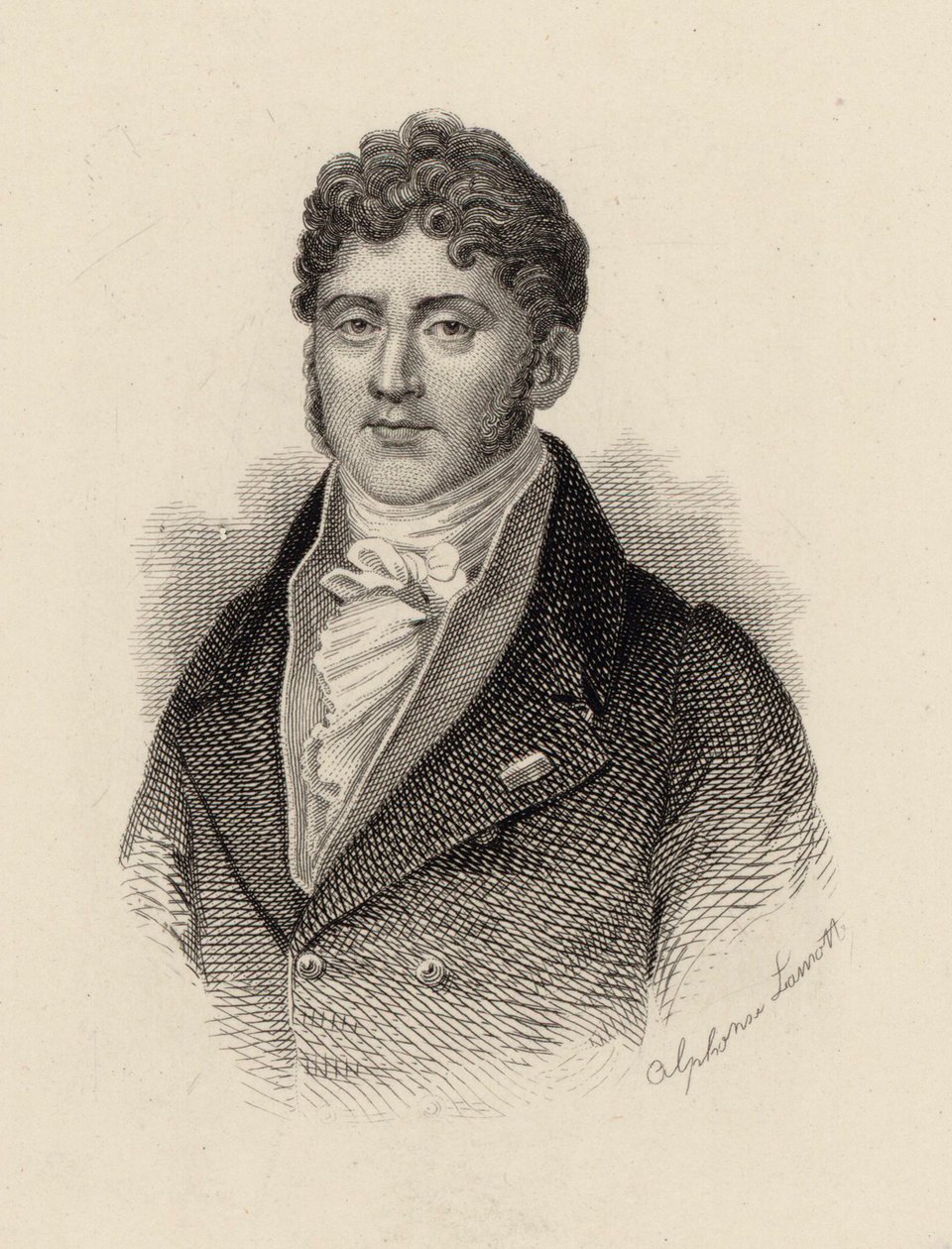 Porträt des Komponisten Étienne Nicolas Méhul 1763-1817 von Alphonse Lamotte