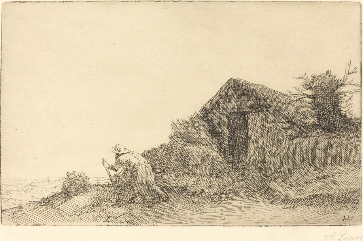 Am oberen Ende des Hügels von Alphonse Legros