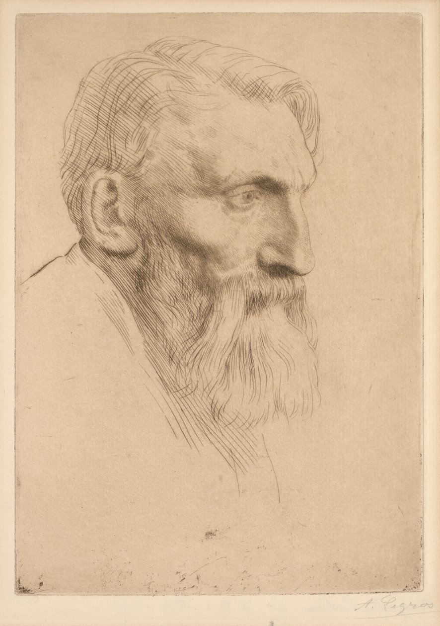 Auguste Rodin von Alphonse Legros