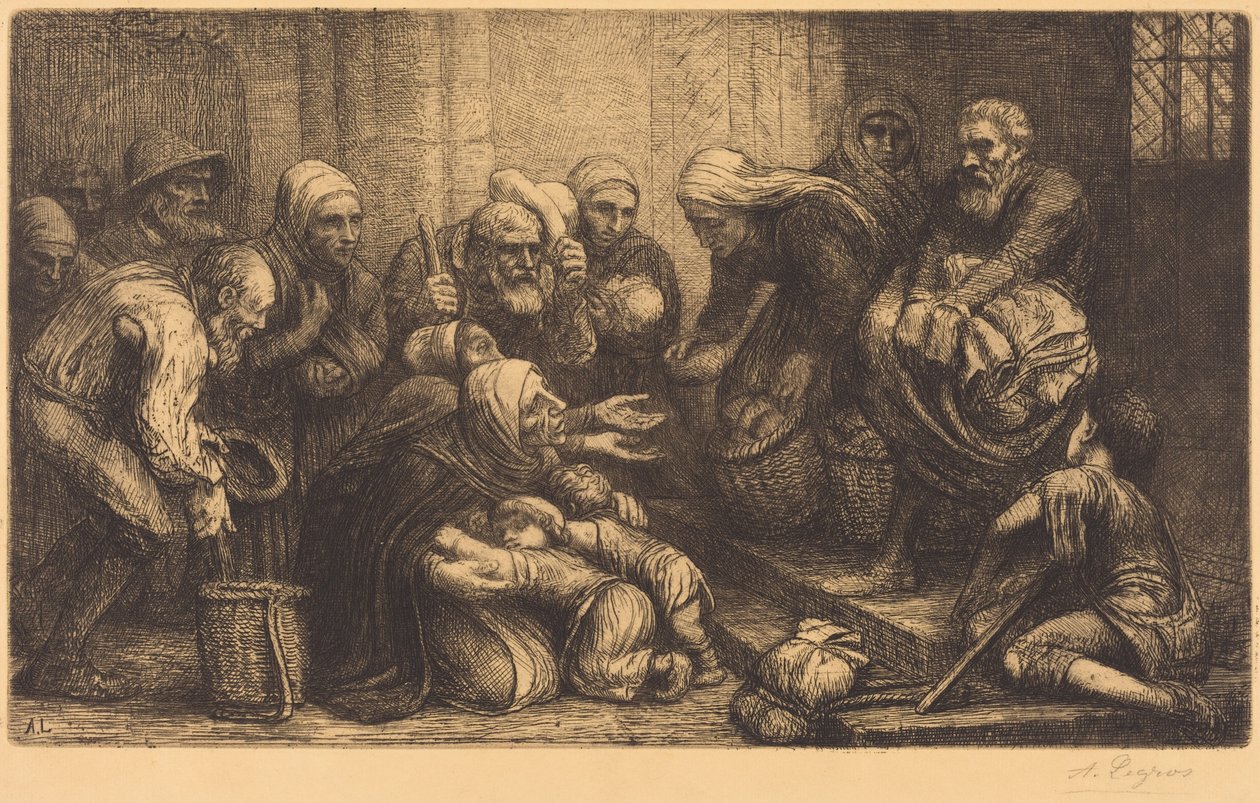 Bettler von Brüssel von Alphonse Legros