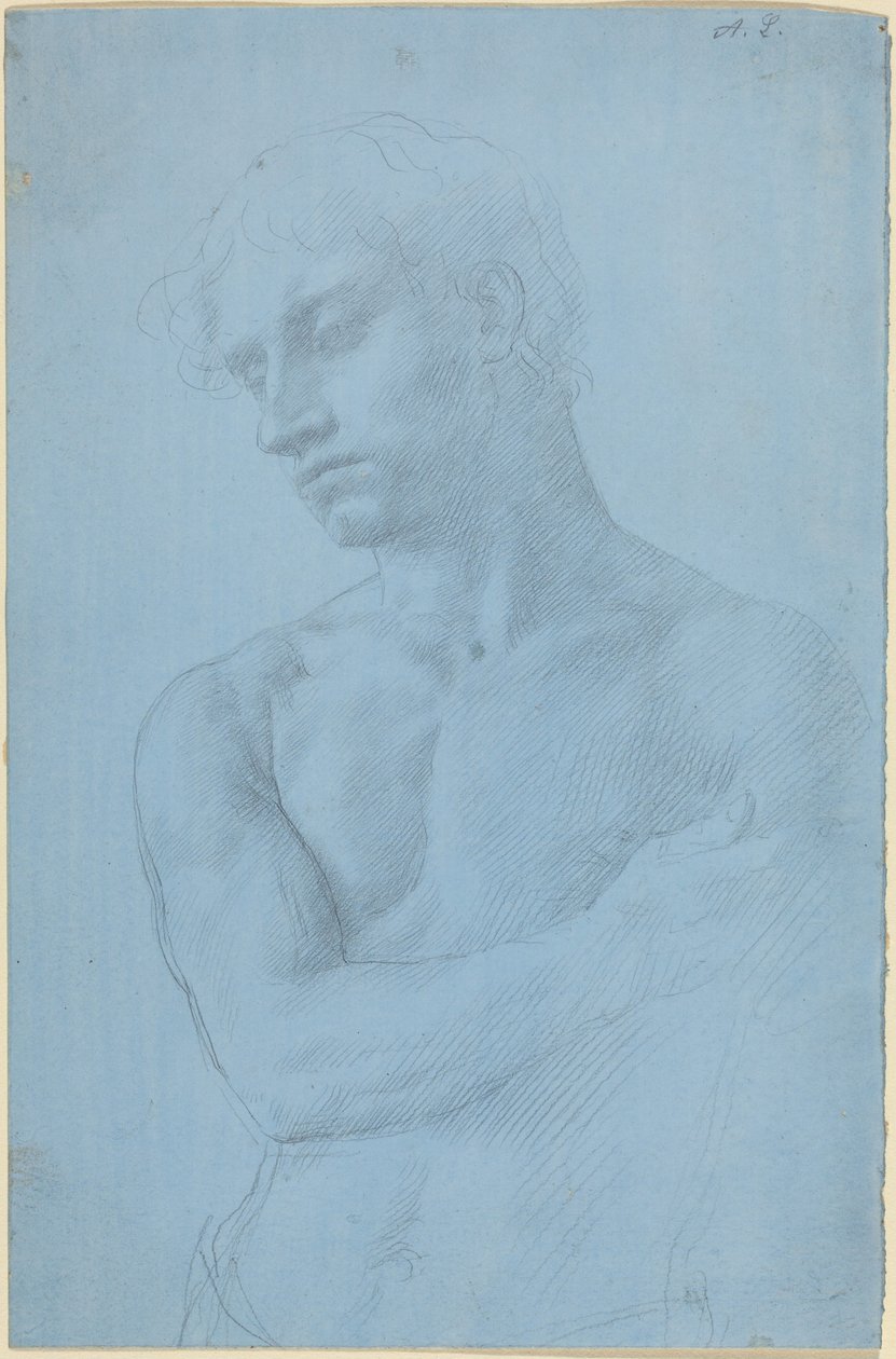 Büste eines nackten Mannes von Alphonse Legros