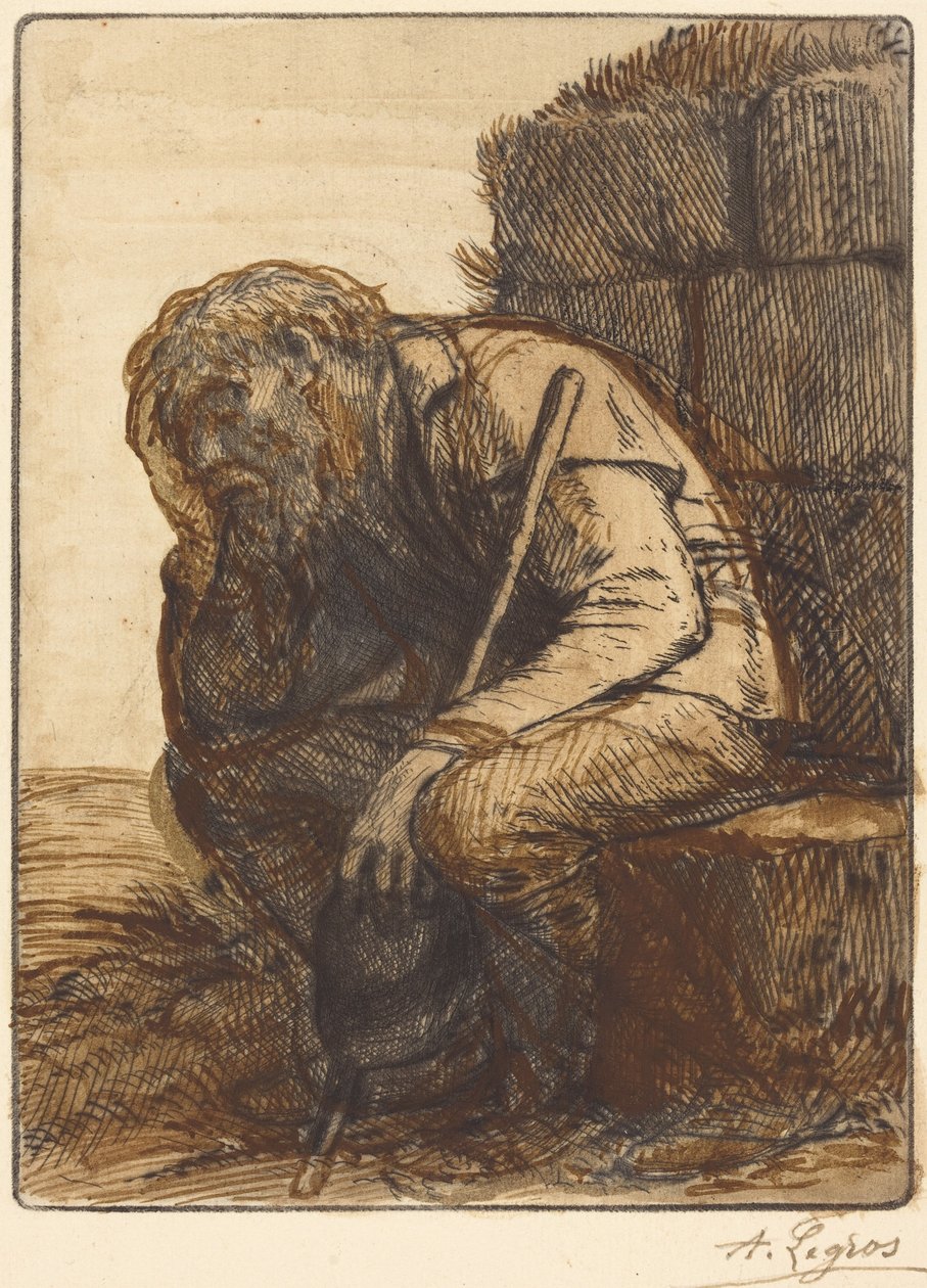 Verzweifelter Mann von Alphonse Legros