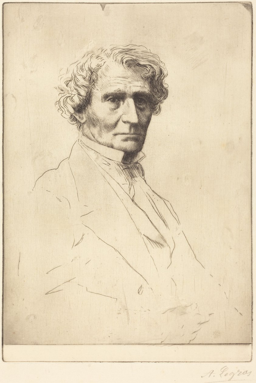 Hector Berlioz von Alphonse Legros