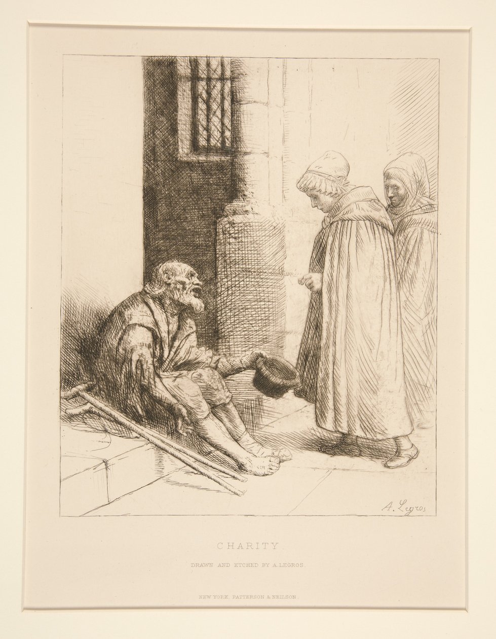 Die Barmherzigkeit (Charity) von Alphonse Legros