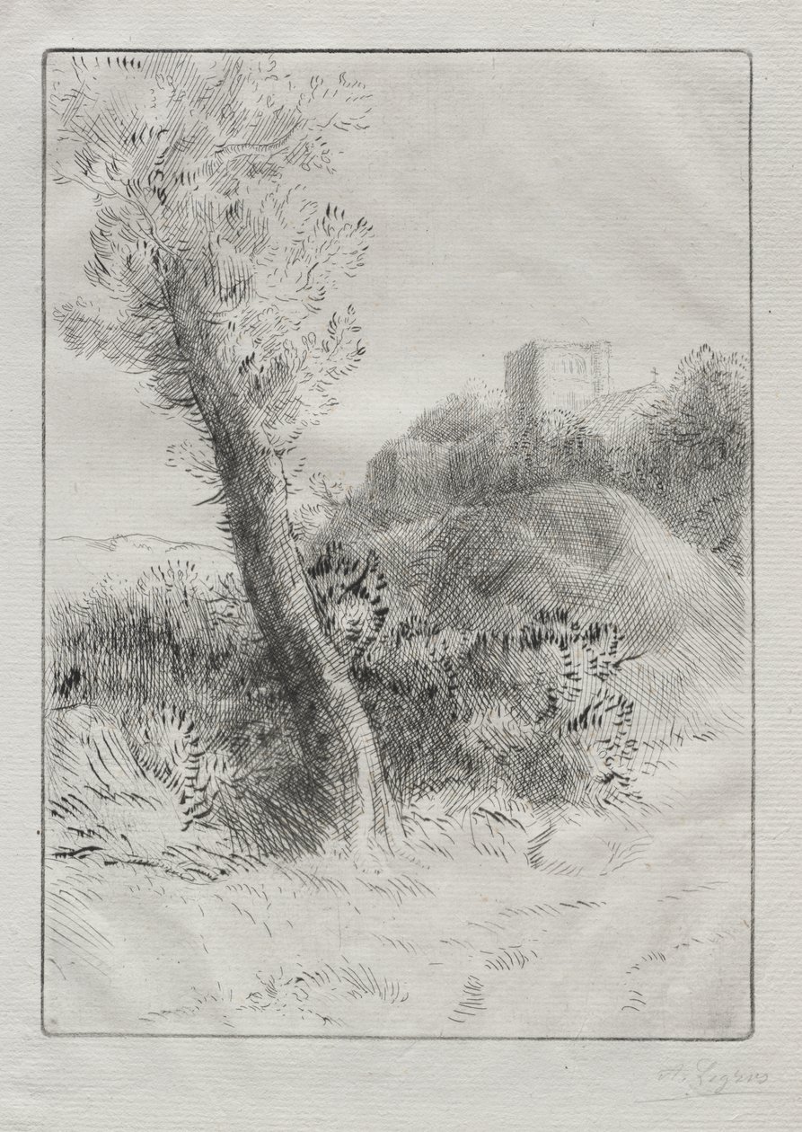 Landschaft von Alphonse Legros
