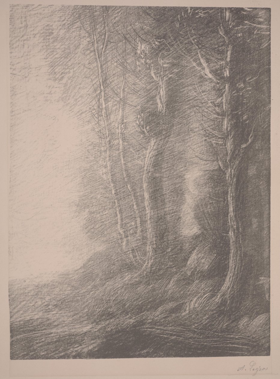 Landschaft von Alphonse Legros
