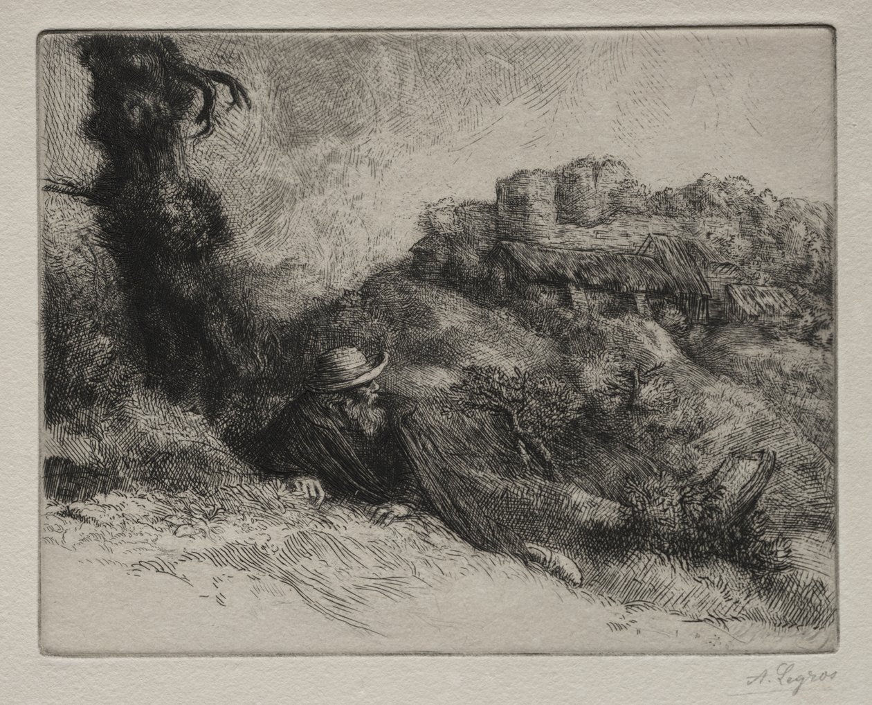 Das Schloss der Geister von Alphonse Legros