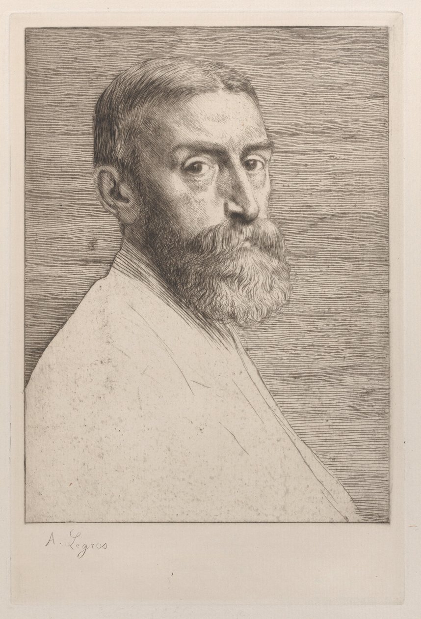 Porträt von Sir Edward John Poynter, 1877 von Alphonse Legros