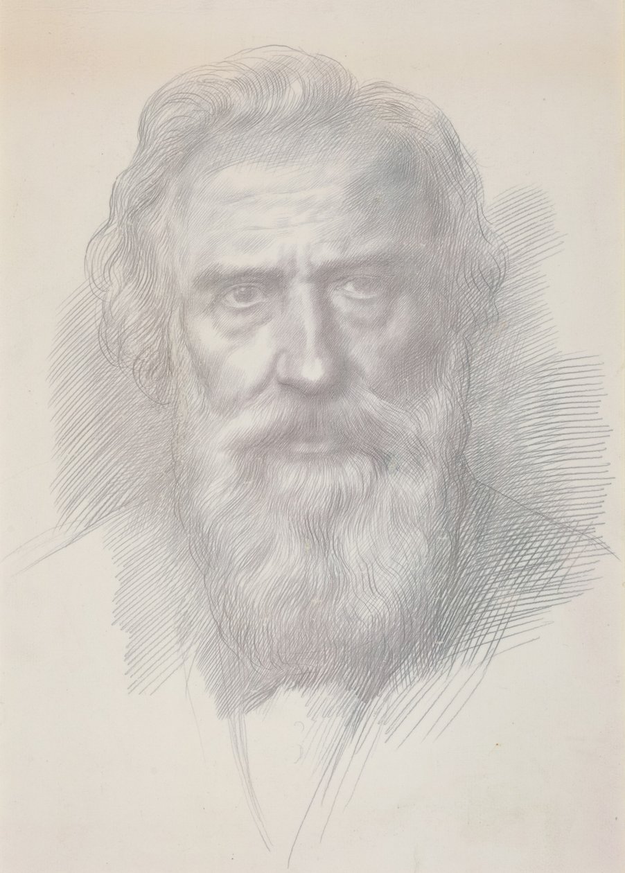 Selbstporträt von Alphonse Legros