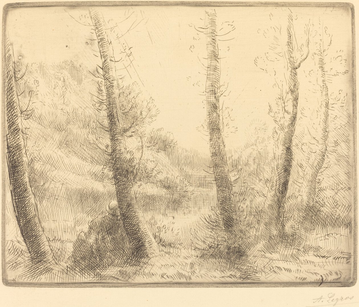 Kleiner See von Alphonse Legros