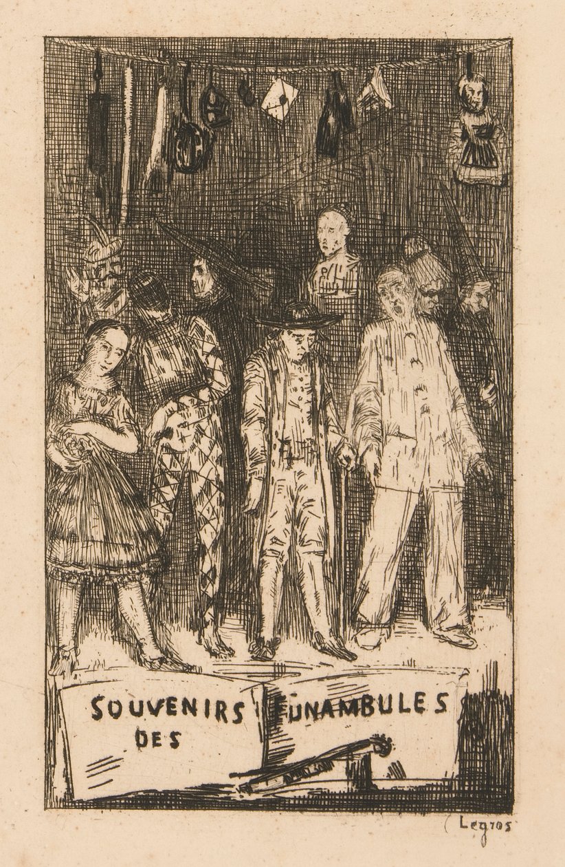 Erinnerungen an die Seiltänzer von Alphonse Legros