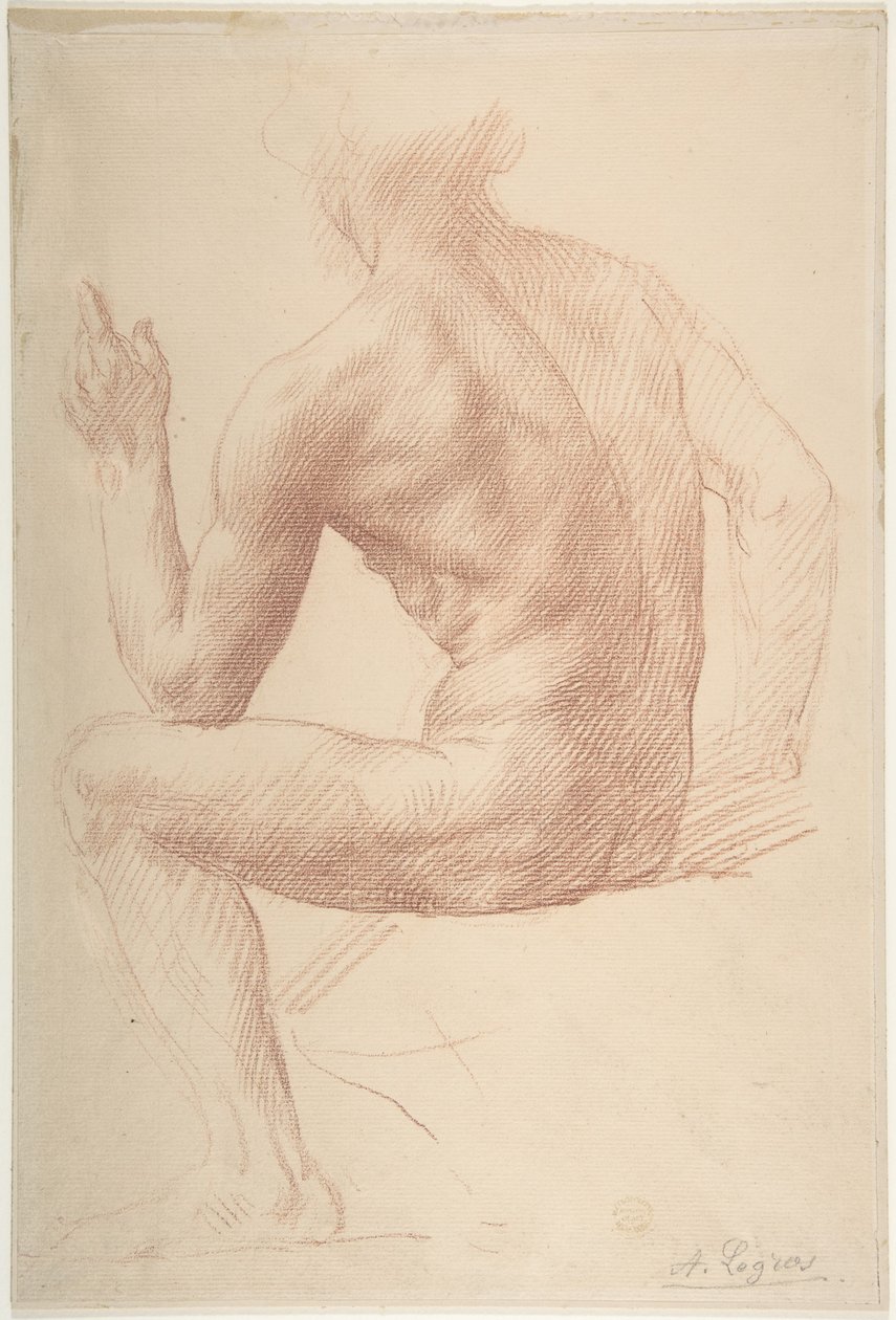 Studie einer Figur von Alphonse Legros