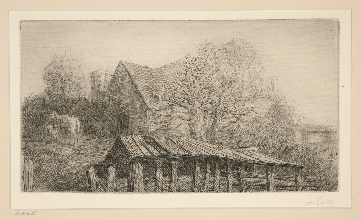 Eine alte Herberge von Alphonse Legros