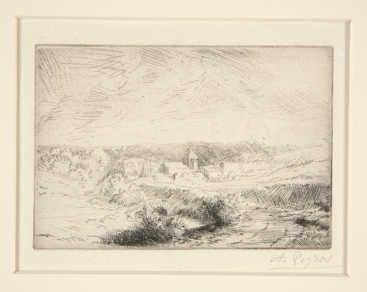 Dorf Wimille, nahe Boulogne von Alphonse Legros