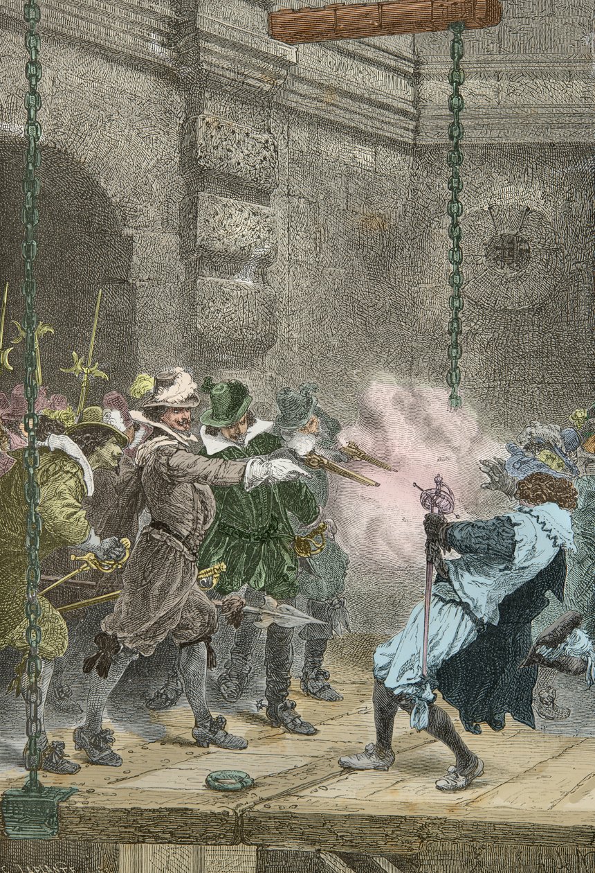 Ermordung von Concino Concini von Alphonse Marie de Neuville