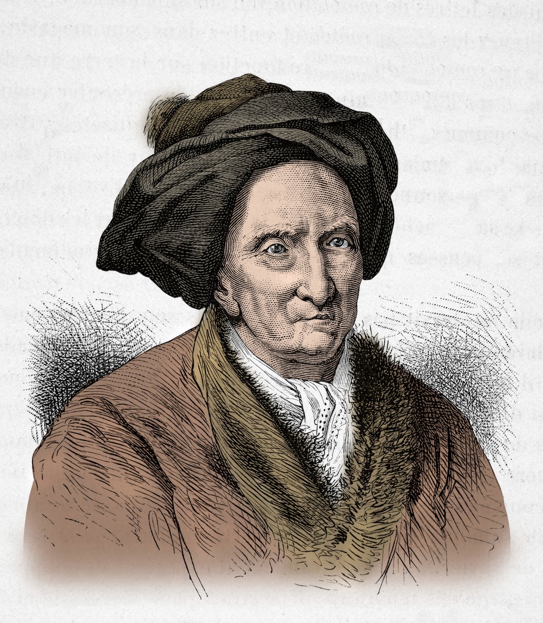 Porträt von Bernard Le Bouyer de Fontenelle von Alphonse Marie de Neuville