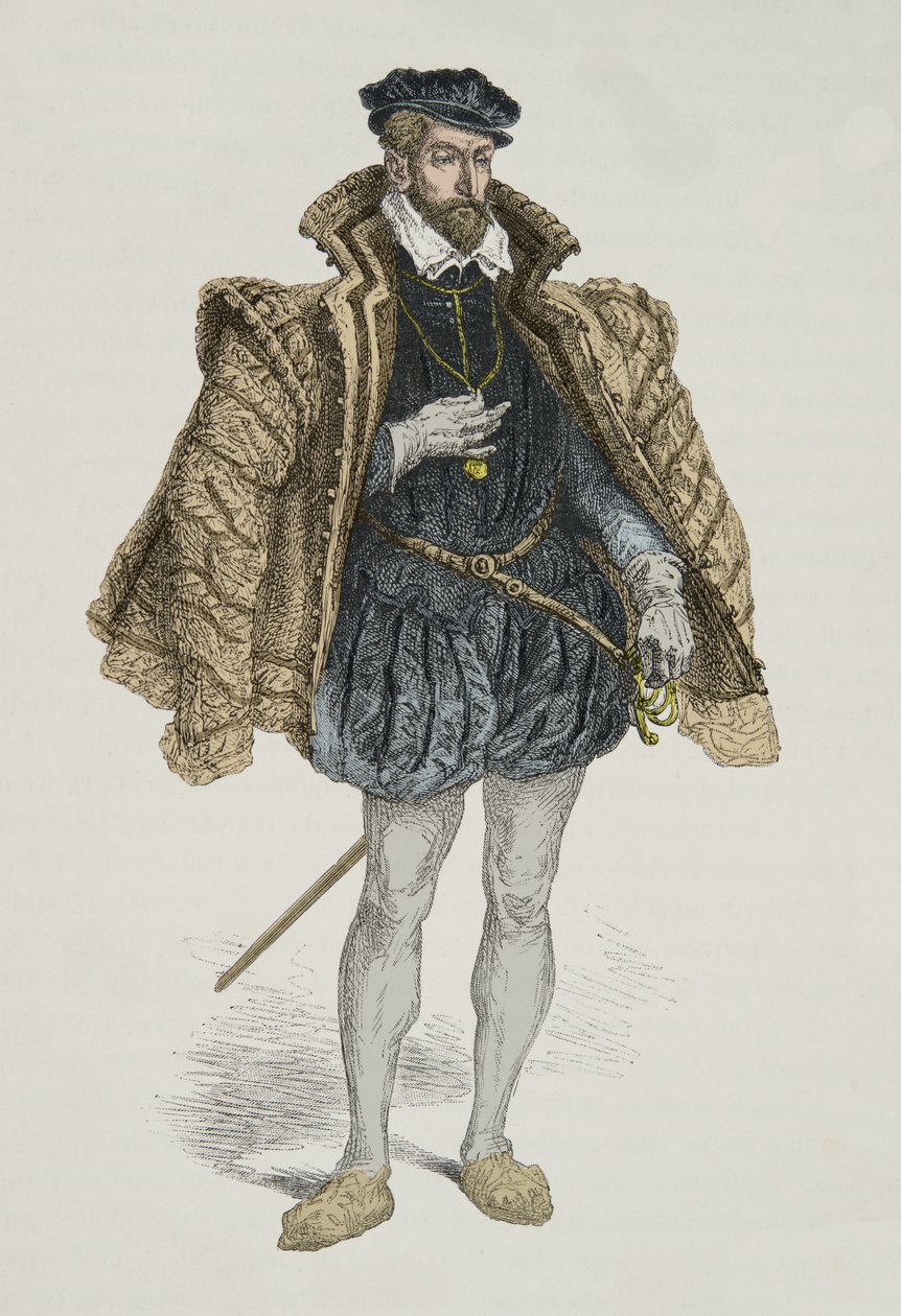Porträt von Gaspard de Coligny von Alphonse Marie de Neuville