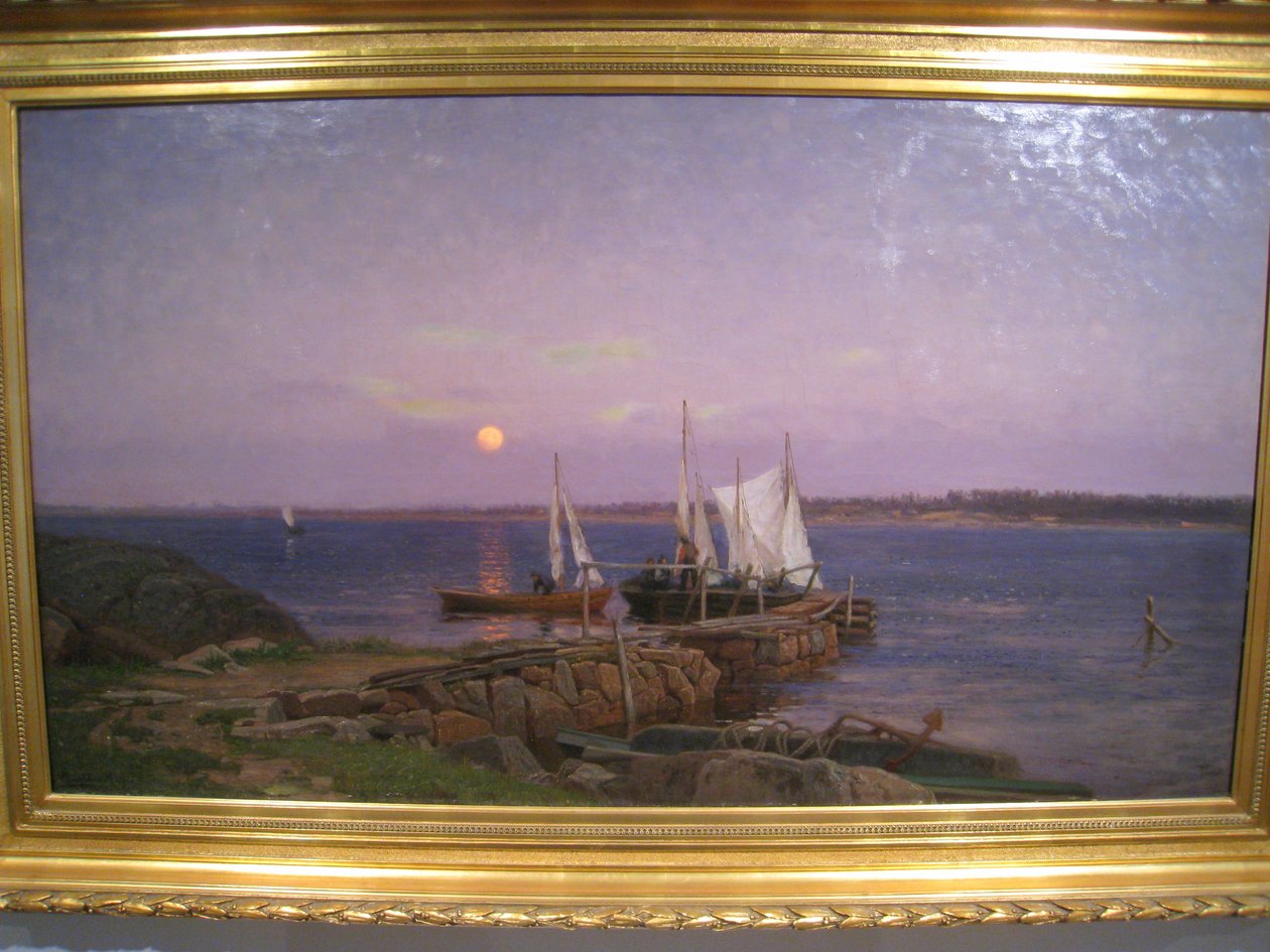 Sommernacht bei Arisholmen von Amaldus Nielsen