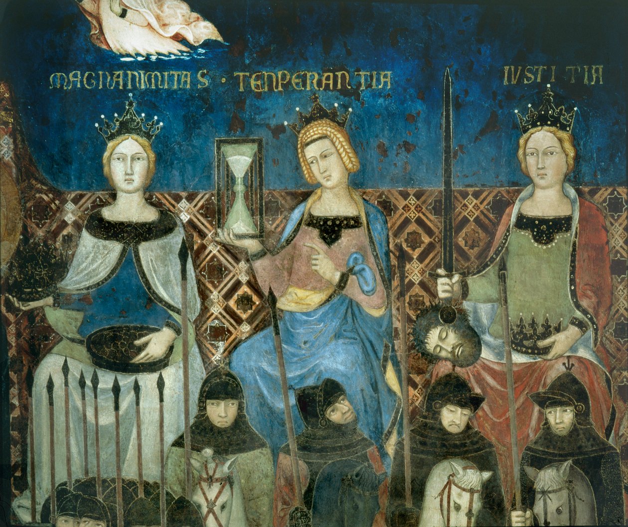 Die Allegorie der guten Regierung von Ambrogio Lorenzetti