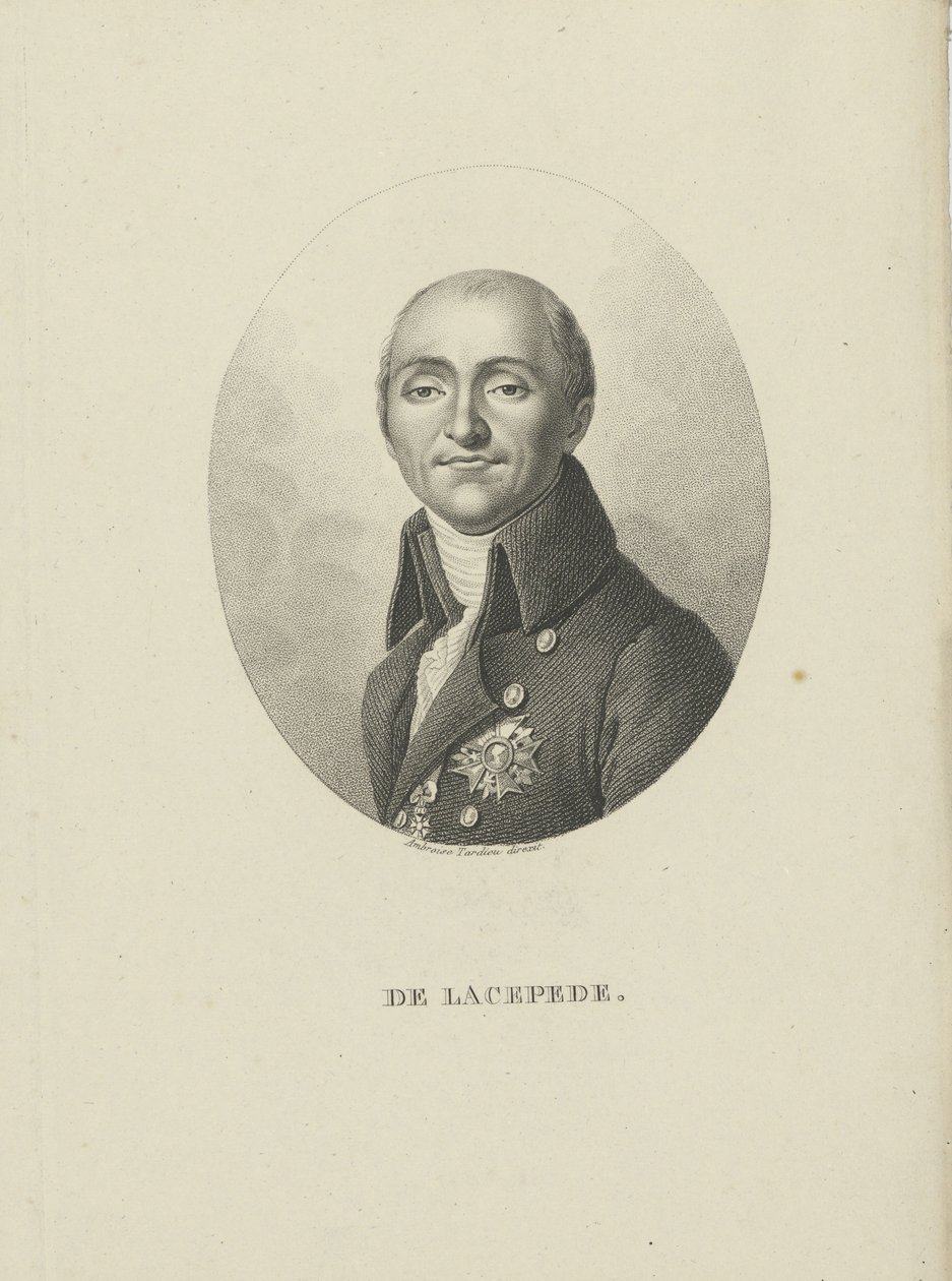 Bernard-Germain-Etienne de la Ville-sur-Illon, comte de Lacépède 1756-1815, ca. 1810 von Ambroise Tardieu
