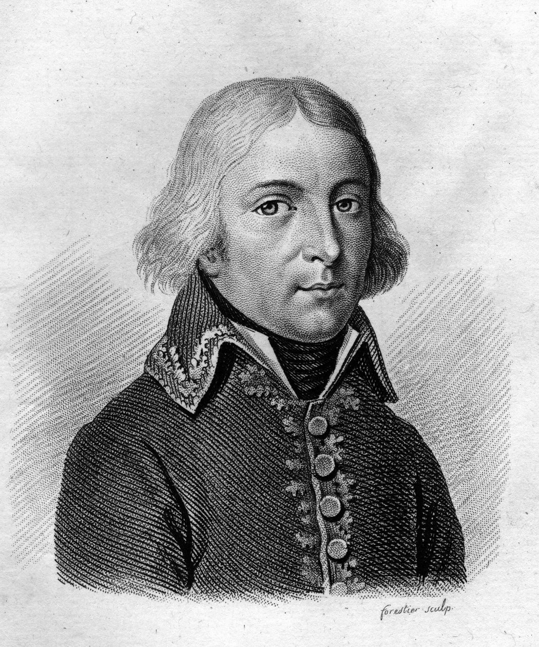 Porträt von Elzeard Auguste Cousin de Dommartin von Ambroise Tardieu