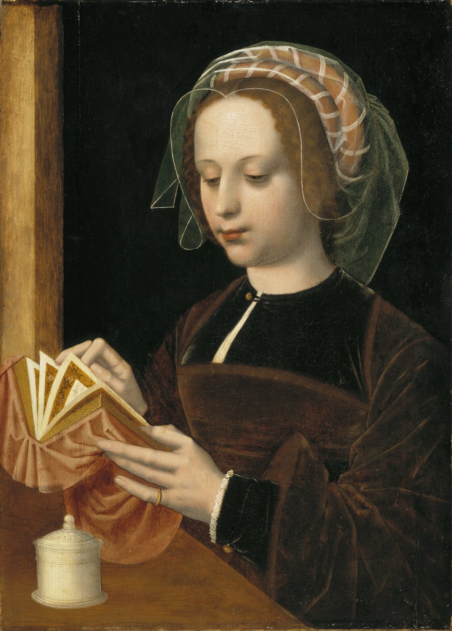 Maria Magdalena beim Lesen von Ambrosius Benson